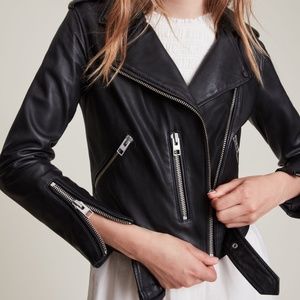 All Saints Dalby Leather Jacket